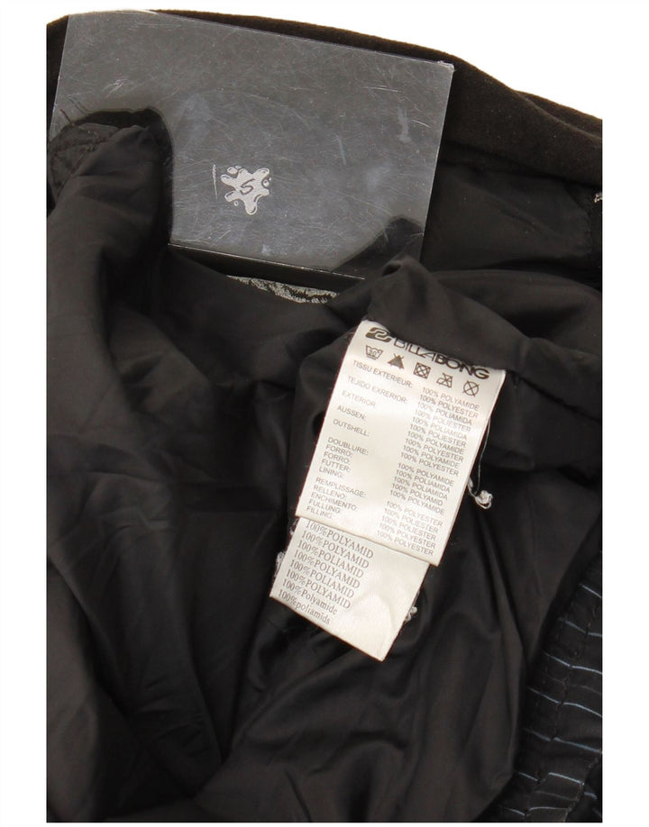 Billabong Chaqueta cortavientos para hombre UK 36 Small Black Poliamida a rayas