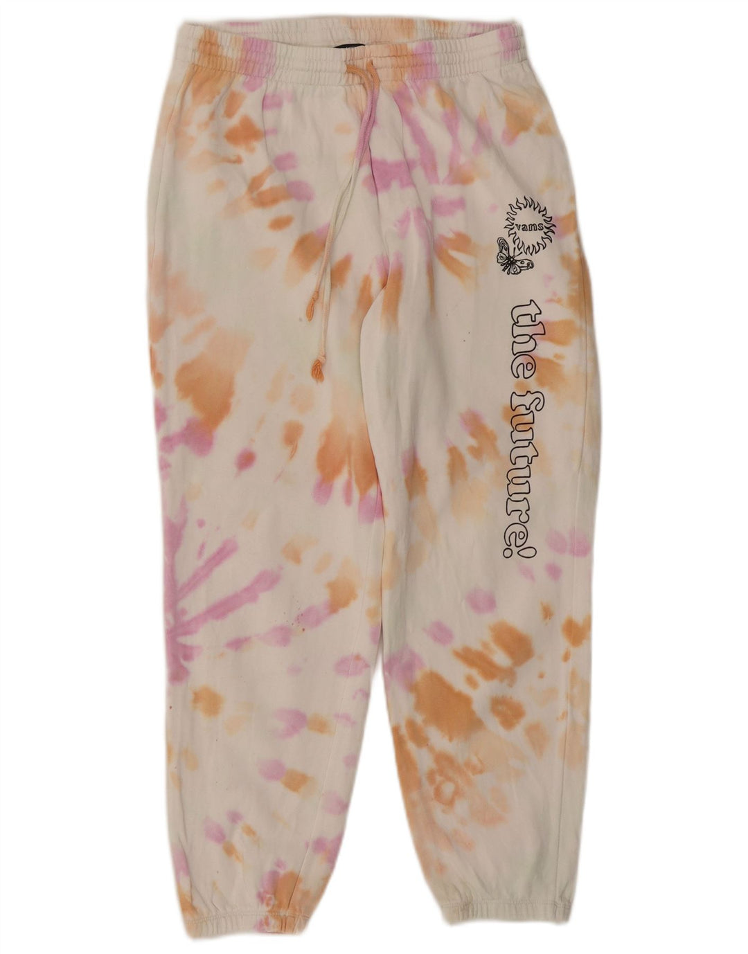 VANS Pantalones de chándal para mujer Joggers UK 10 Small Multicolor Tie Dye