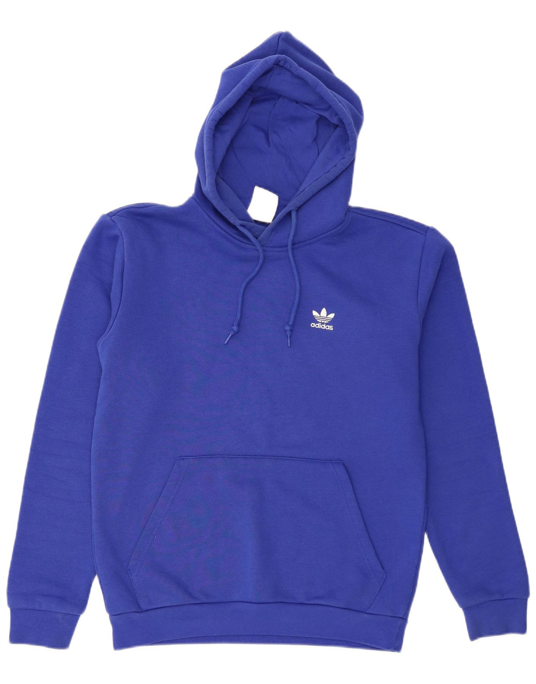 Adidas Hombre Sudadera Con Capucha Jumper Azul Medio Algodón