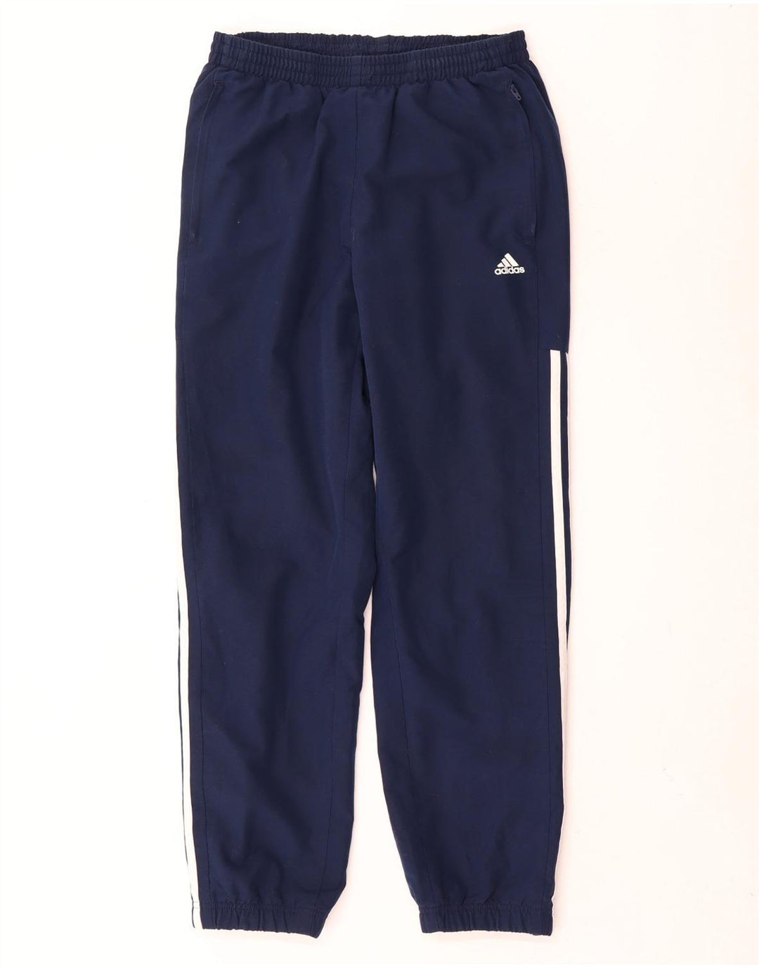 Adidas Pantalones de chándal para mujer Joggers UK 14 Medium Azul marino Poliéster