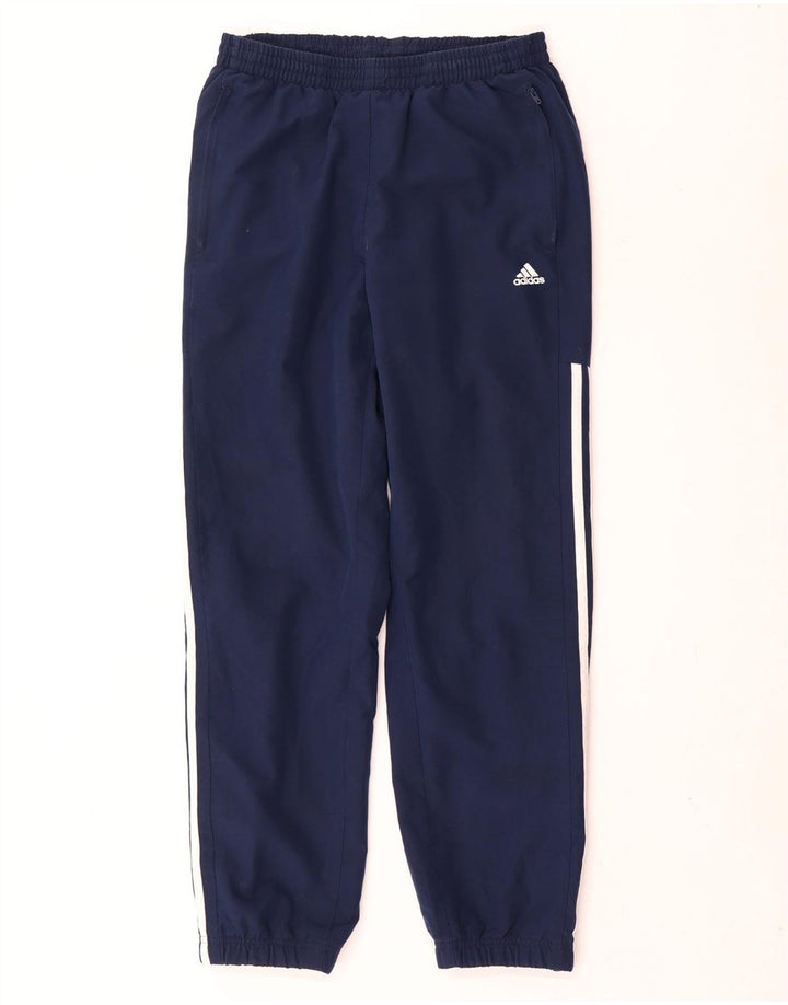 Adidas Pantalones de chándal para mujer Joggers UK 14 Medium Azul marino Poliéster