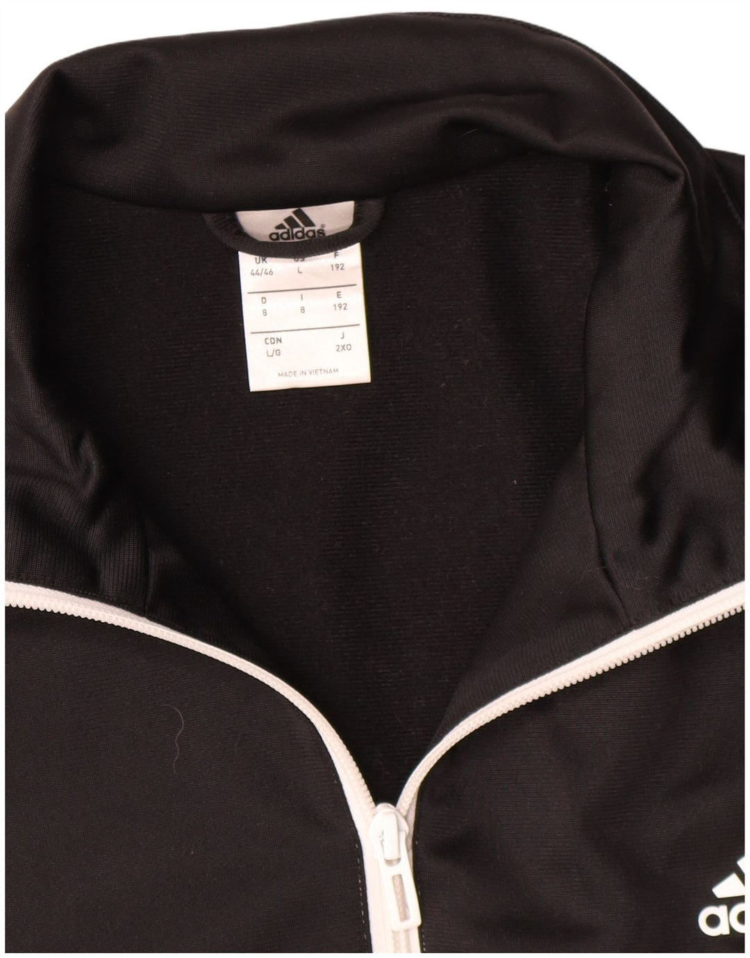 Adidas - Chaqueta de chándal para hombre, talla 44/46, poliéster color gris grande