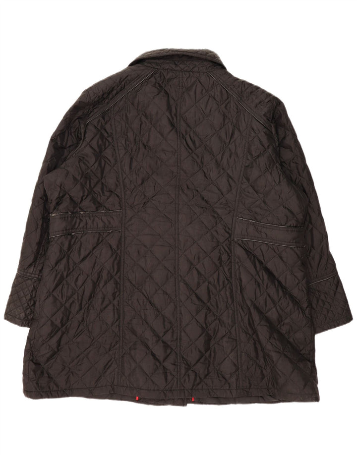 Marks & Spencer Chaqueta acolchada para mujer UK 26 XL Poliéster negro