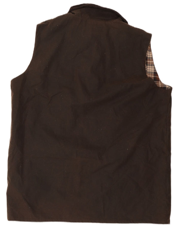 Regatta Chaleco de algodón encerado para hombre UK 42 XL Marrón
