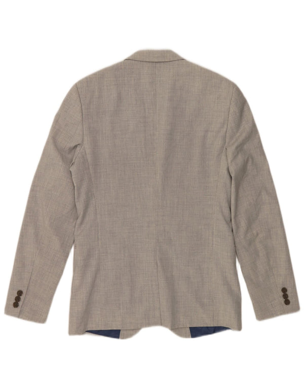 Farah Chaqueta tipo blazer de 2 botones para hombre UK 36 Small Gris Poliéster