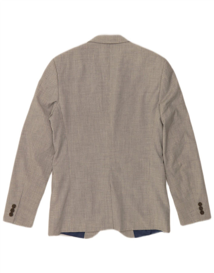 Farah Chaqueta tipo blazer de 2 botones para hombre UK 36 Small Gris Poliéster