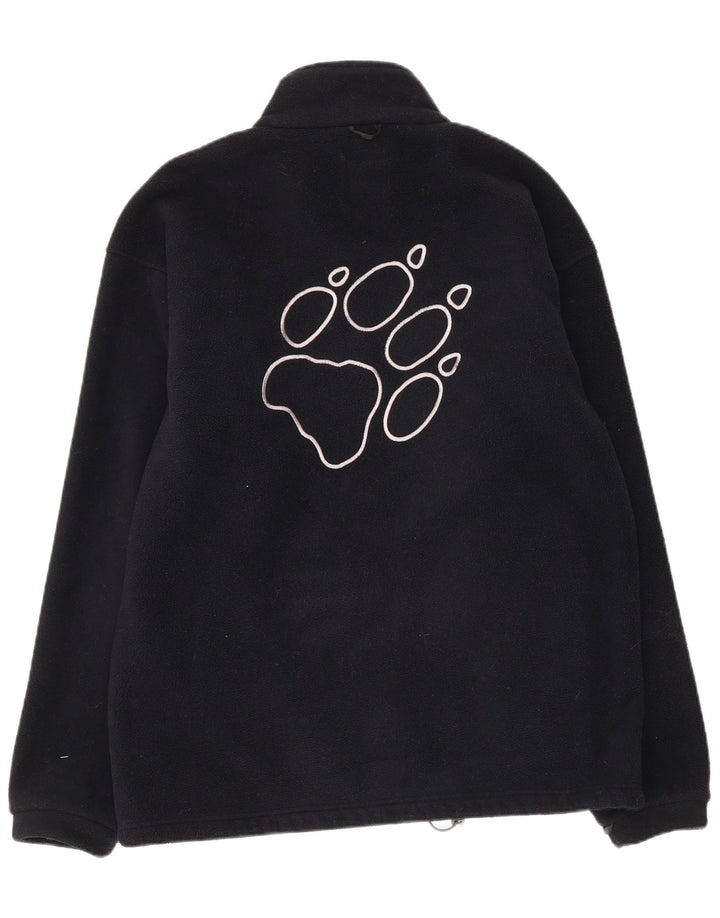 Jack Wolfskin Chaqueta polar para hombre UK 38 Medium Black