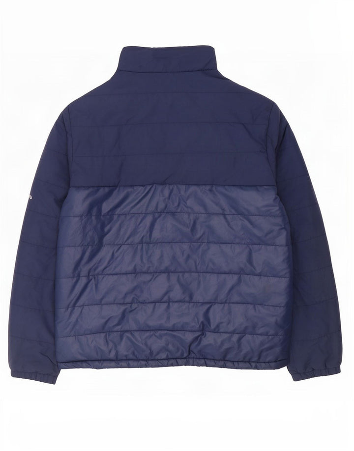 Adidas Chaqueta acolchada para hombre UK 40 Large Poliéster azul marino