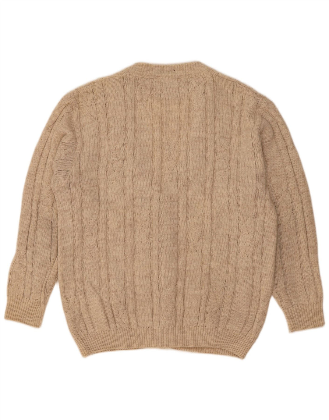 Angelo Greco Cárdigan para hombre IT 48 Lana de alpaca beige medio