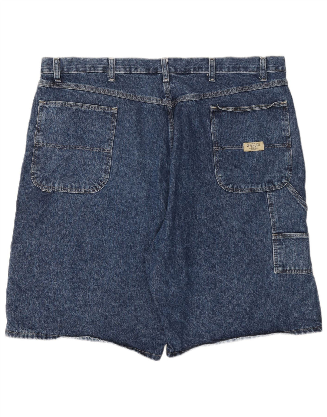 Wrangler Pantalones cortos cargo de mezclilla para hombre W42 2XL Azul