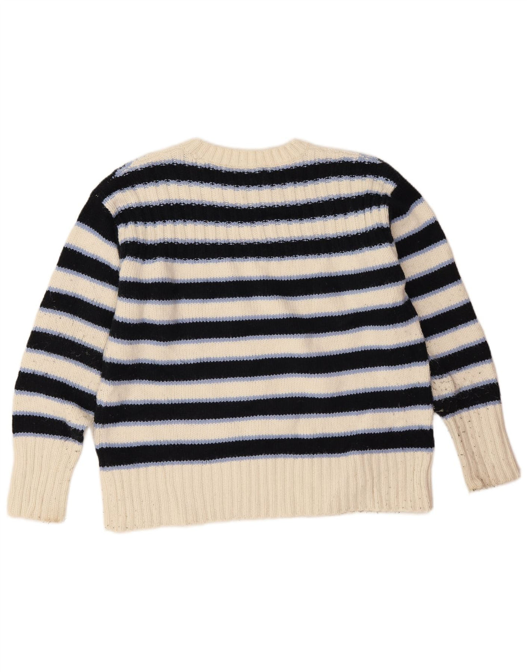 Marks & Spencer Jersey con cuello barco para mujer, talla 44, talla mediana, azul marino