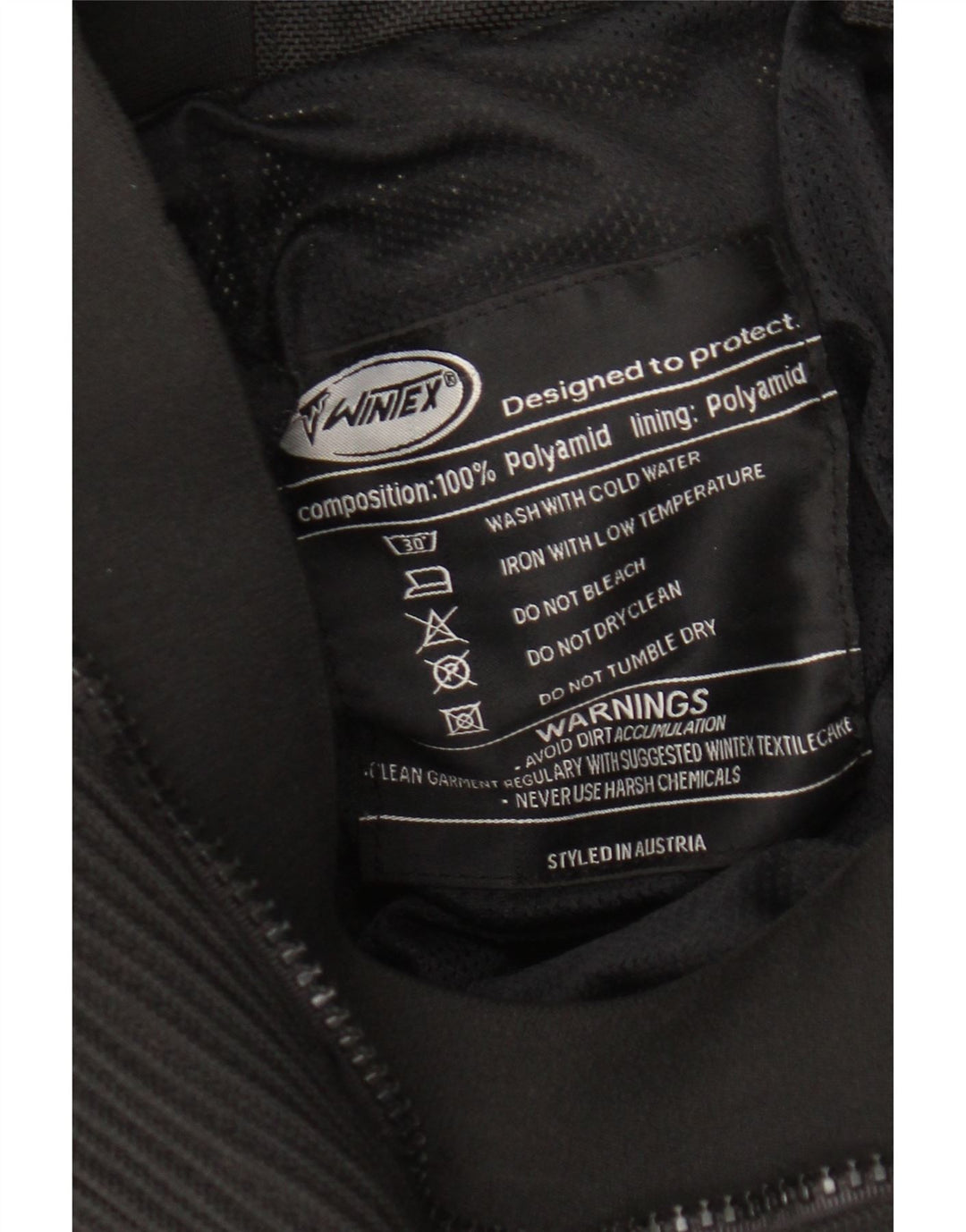 WINTEX Pantalones cónicos para hombre Moto Racer W32 L27 Poliamida negra