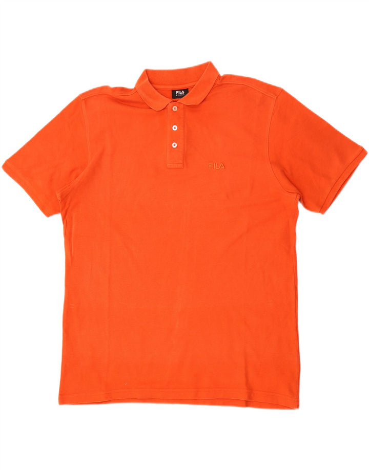 Fila Polo Hombre XL Algodón Naranja