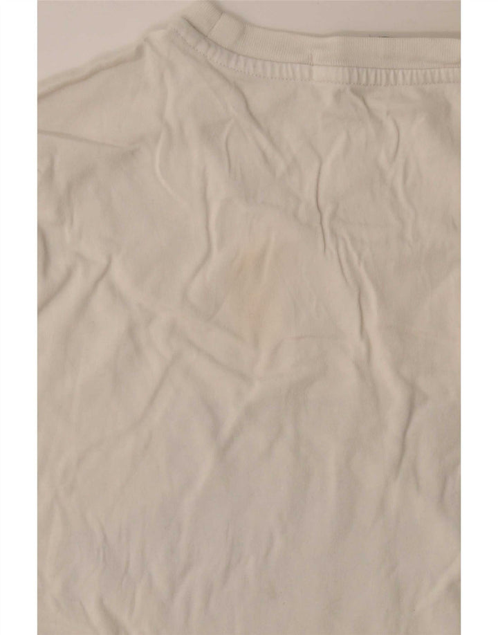 Calvin Klein Jeans - Camiseta gráfica para hombre, parte superior de algodón blanco mediano