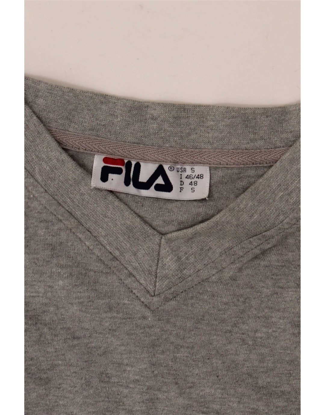 Fila Camiseta para hombre Top IT 46/48 Small Grey Moteado