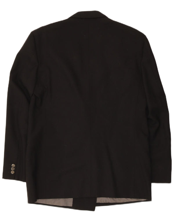Reda Chaqueta tipo blazer con doble botonadura para hombre IT 50 Large Lana virgen negra
