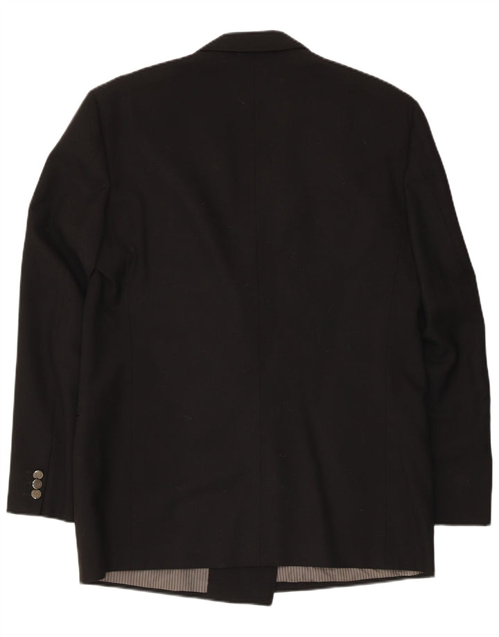 Reda Chaqueta tipo blazer con doble botonadura para hombre IT 50 Large Lana virgen negra