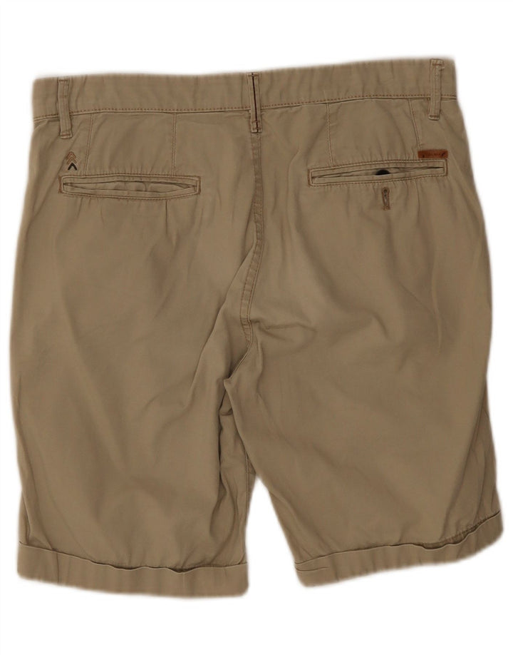 Zara Mens Chino Shorts EU 38 Small W30 Beige