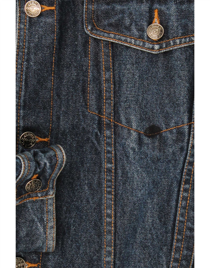WPM Chaqueta vaquera para hombre UK 42 XL Algodón azul