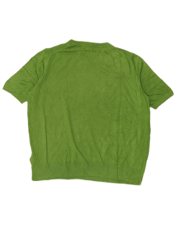 Marks & Spencer - Jersey de cuello redondo para mujer, talla 40, color verde medio