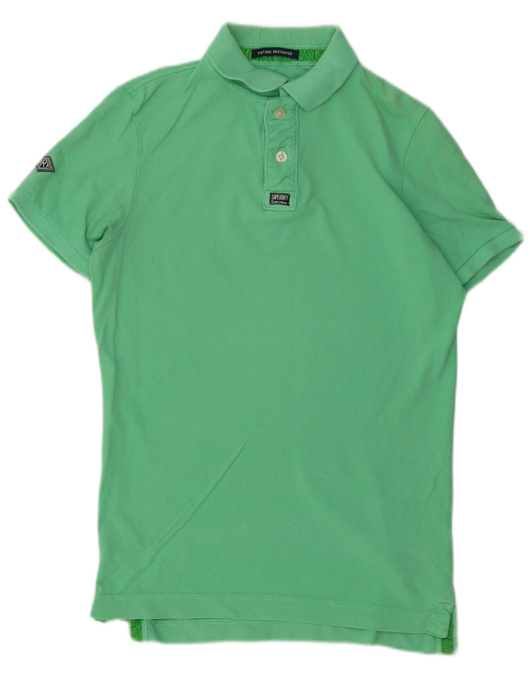 Superdry Polo Rugby De Algodón Verde Medio Hombre