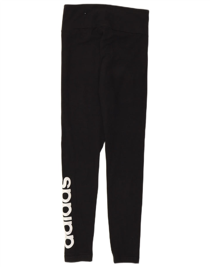 Adidas Leggings gráficos para mujer Reino Unido 8/10 Pequeño Algodón negro