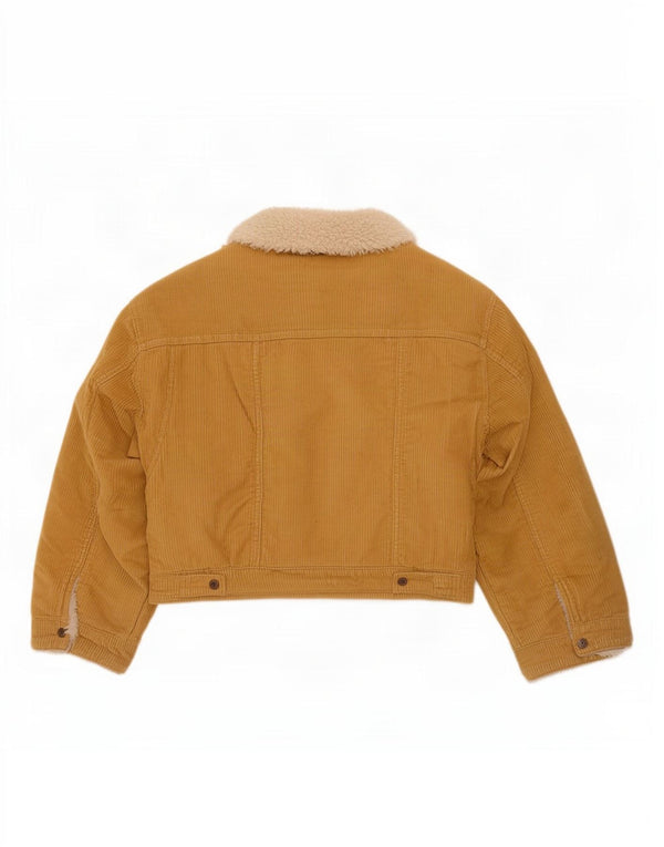 Levi's Chaqueta de pana Sherpa corta extragrande para mujer UK 10 Small Beige