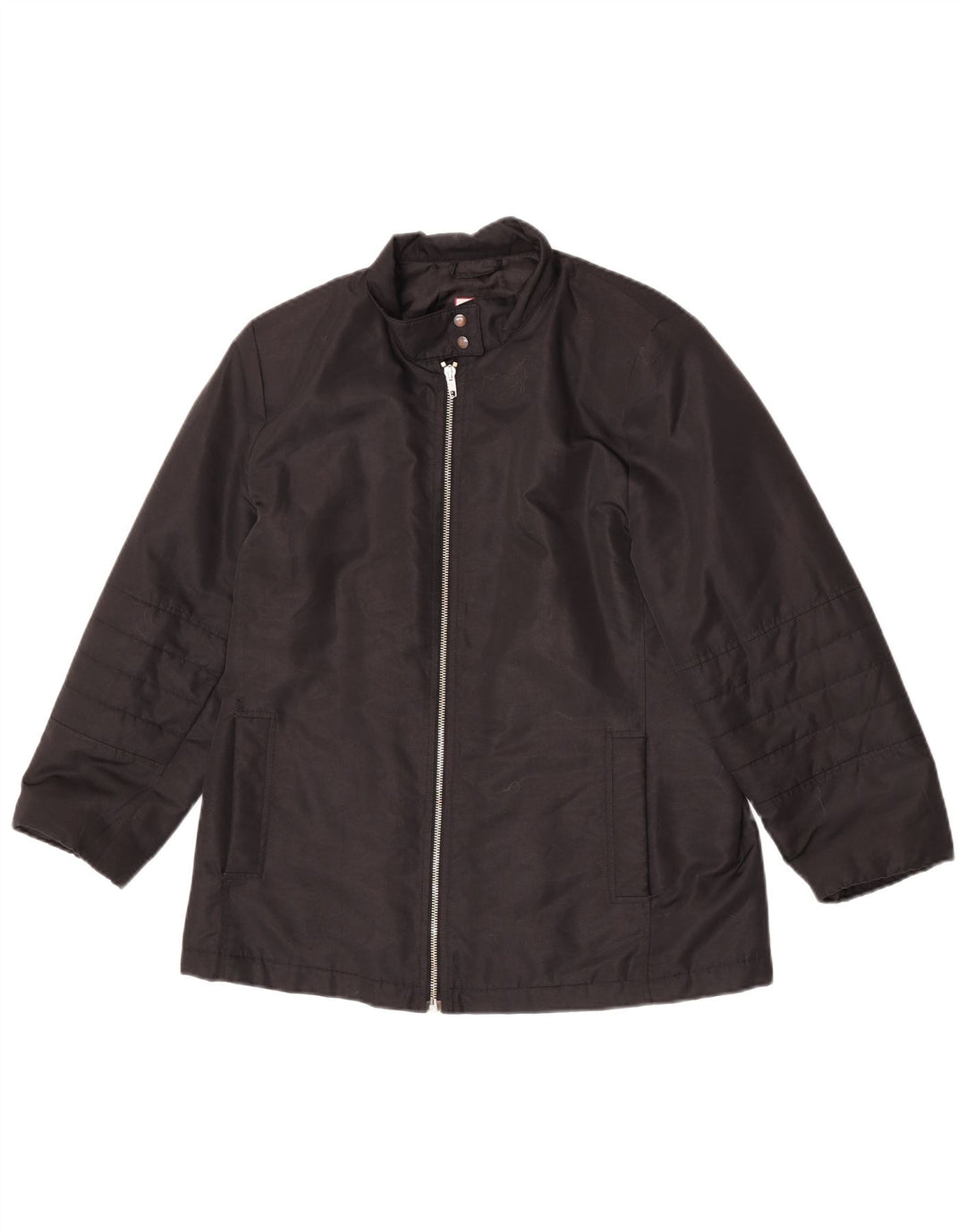 Max & Co. Chaqueta cortavientos para mujer UK 44 Grande Negro