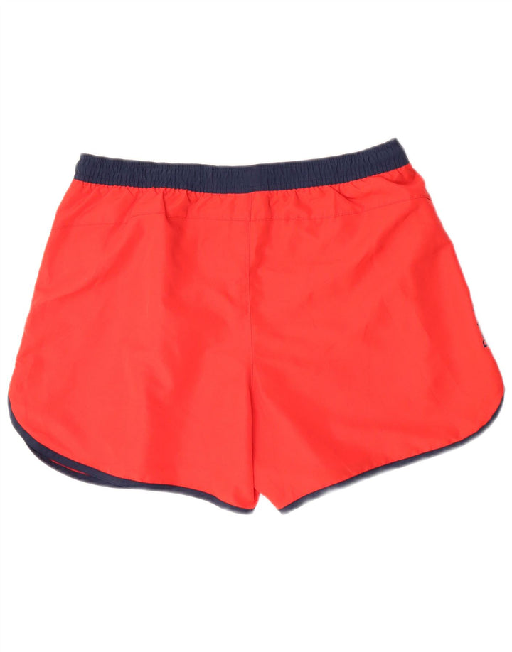REEBOK Pantalones cortos deportivos con gráficos para hombre Poliéster rojo medio