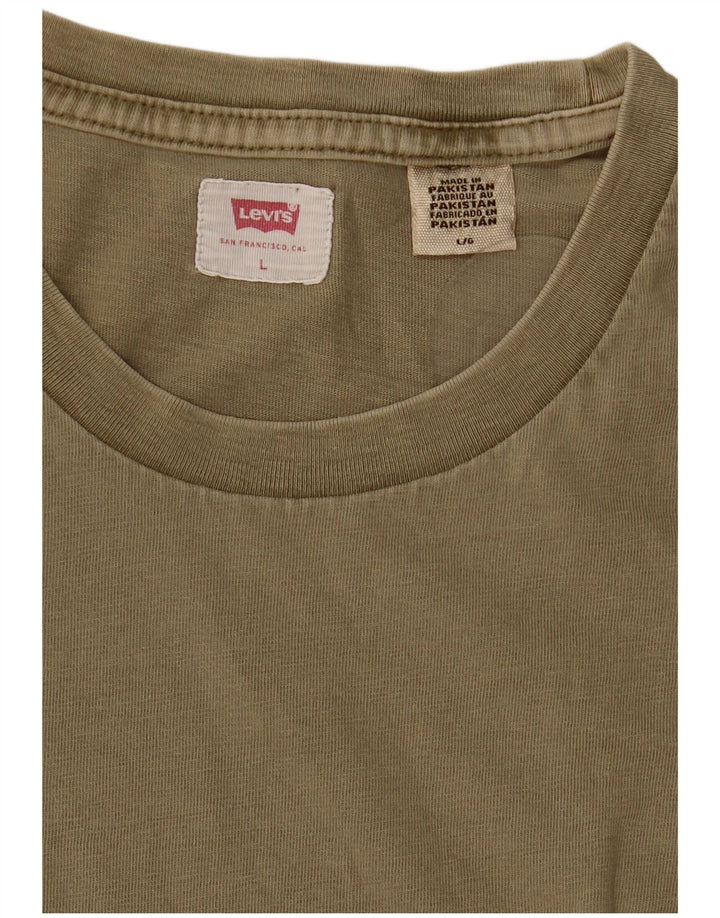 LEVI'S Camiseta para hombre Top Large Khaki