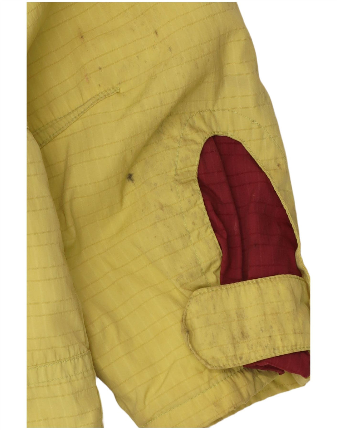 Chaqueta cortavientos con capucha para mujer Ellesse UK 40 Medium Yellow Colourblock