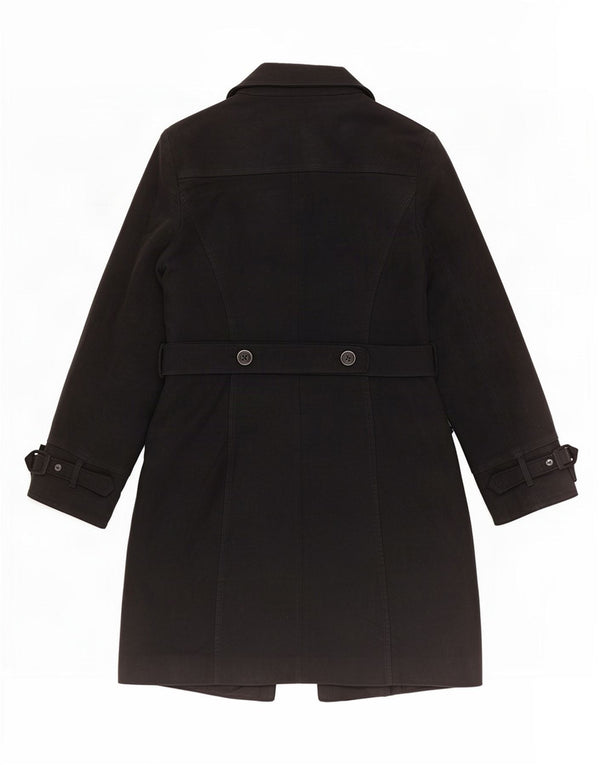 Abrigo cortavientos para mujer Oasis UK 40 Mediano Algodón negro