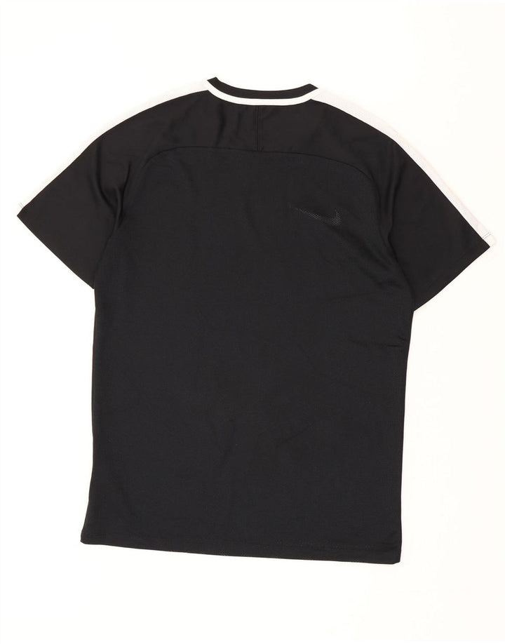 Camiseta Nike Dri Fit para hombre Top poliéster negro mediano