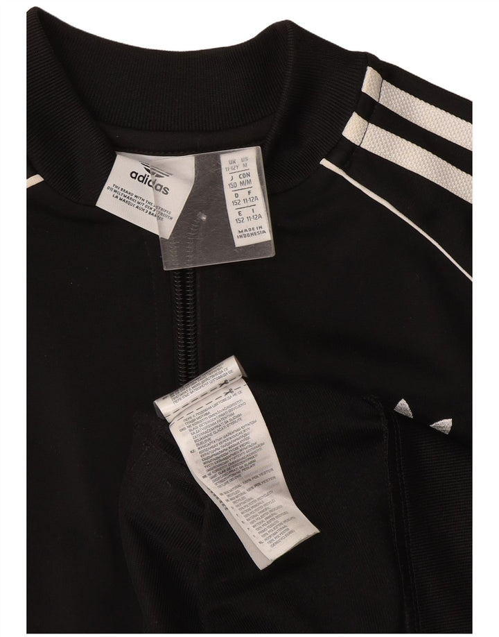 Adidas Chaqueta Chándal Niña 11-12 Años Negro Poliéster