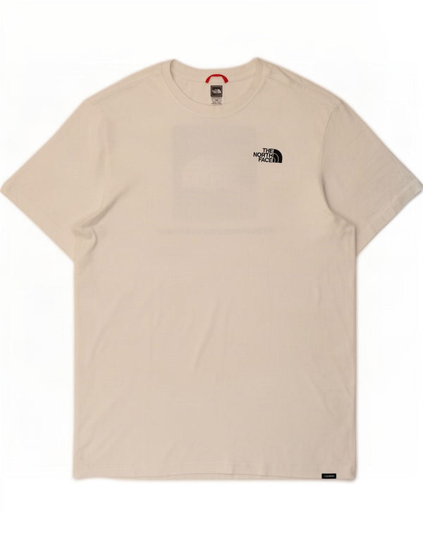 The North Face Camiseta gráfica para hombre Top Medium White Cotton