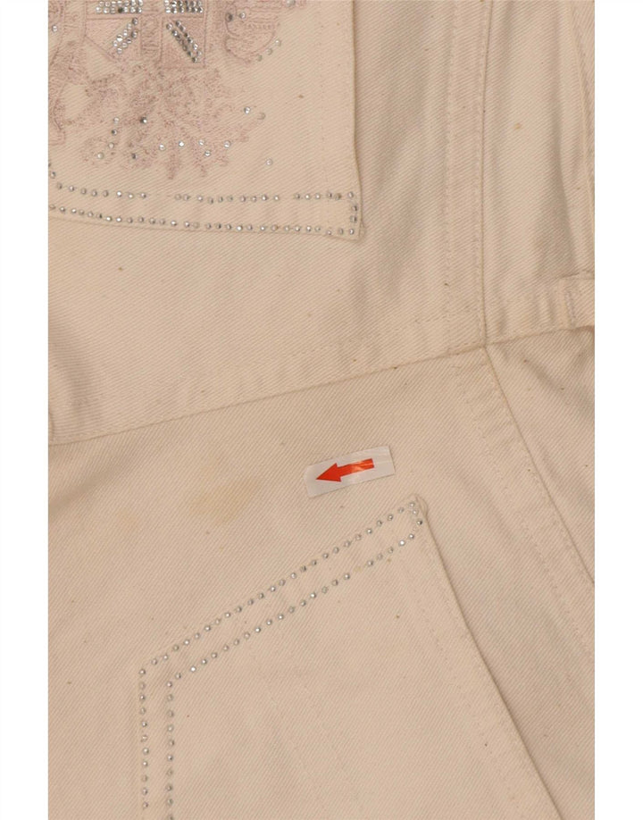 Vaqueros Rectos Richmond Mujer W29 L33 Algodón Blanco