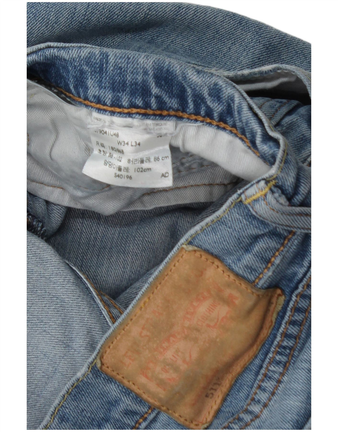 Vaqueros Levi's 511 Slim para hombre W34 L34 Azul