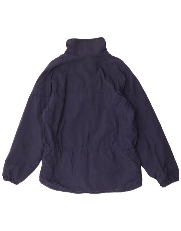 Columbia Chaqueta cortavientos holgada para mujer UK 44 Azul marino mediano