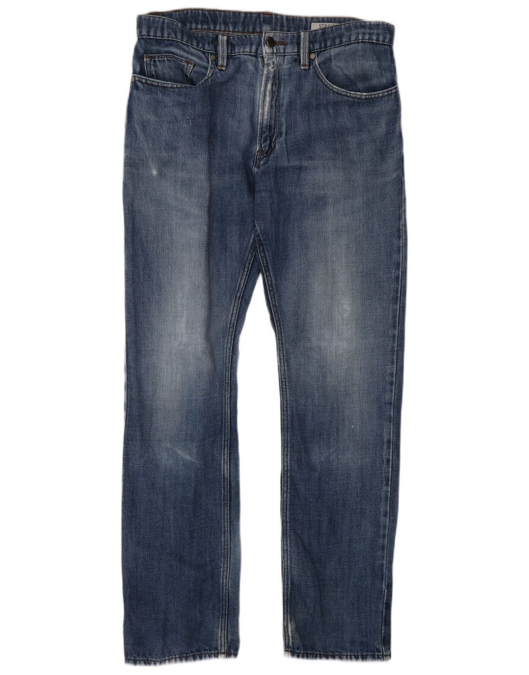Marks & Spencer Vaqueros rectos para hombre W32 L31 Algodón azul