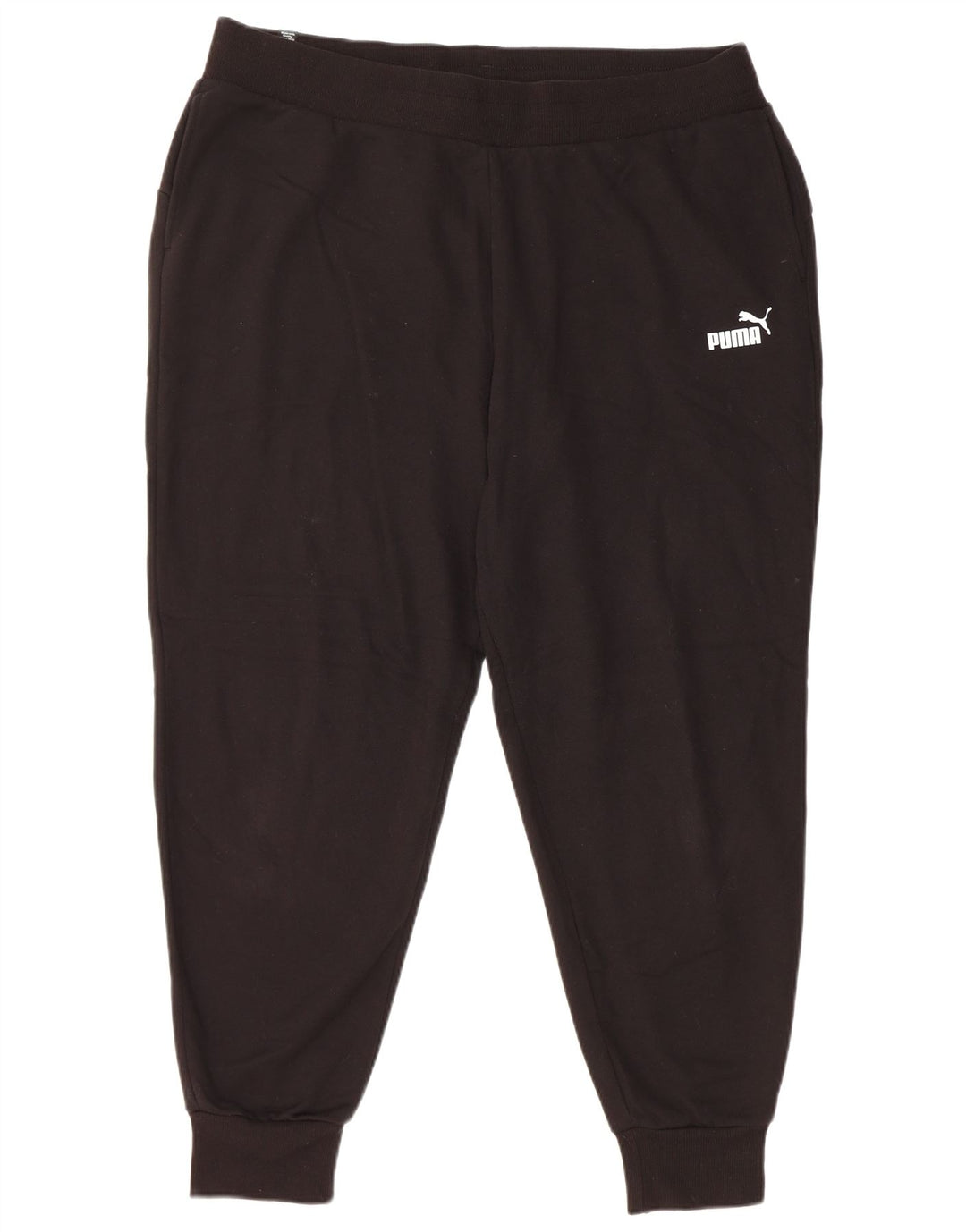 PUMA Pantalones de chándal para hombre Joggers 2XL Algodón negro