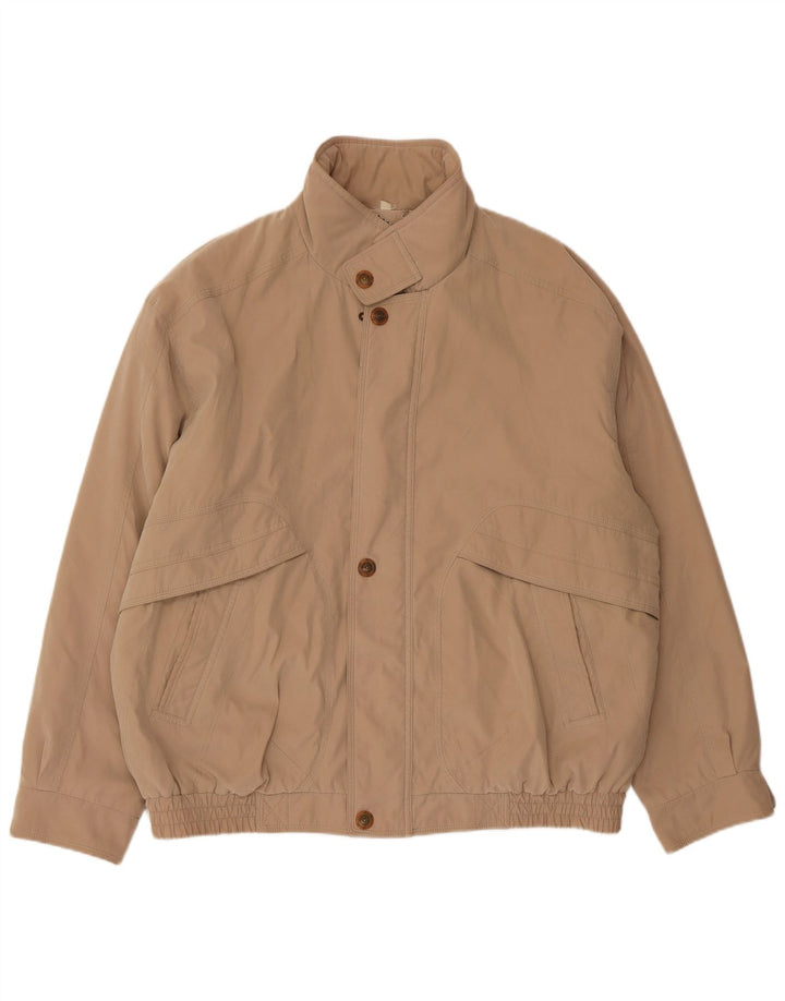 MANTONI Cazadora bomber para hombre ES 42 XL Poliéster beige