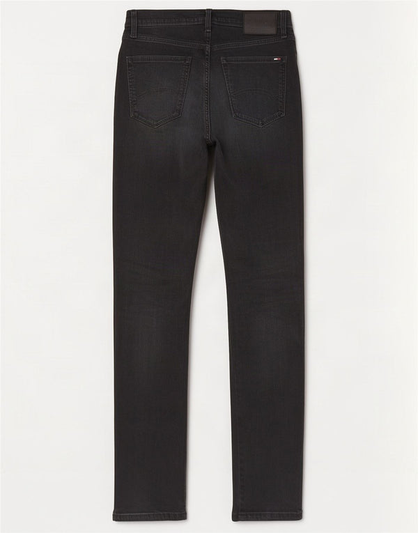 Vaqueros ajustados para mujer Tommy Hilfiger W30 L34 Algodón negro