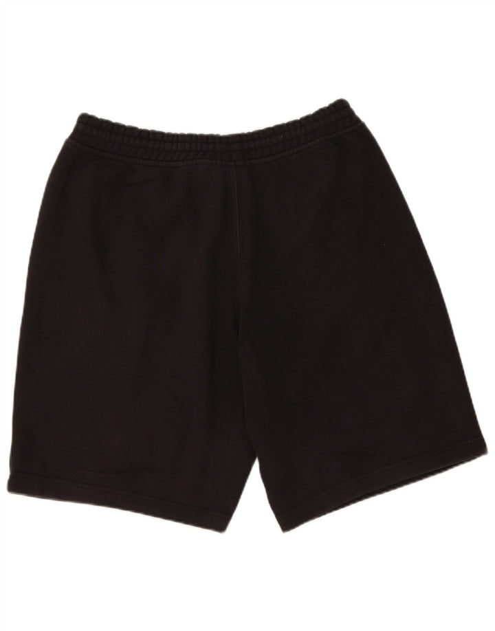 Adidas - Pantalones cortos deportivos para hombre, algodón negro mediano