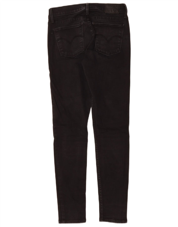 LEVI'S Vaqueros súper ajustados 710 para mujer W27 L28 Algodón negro