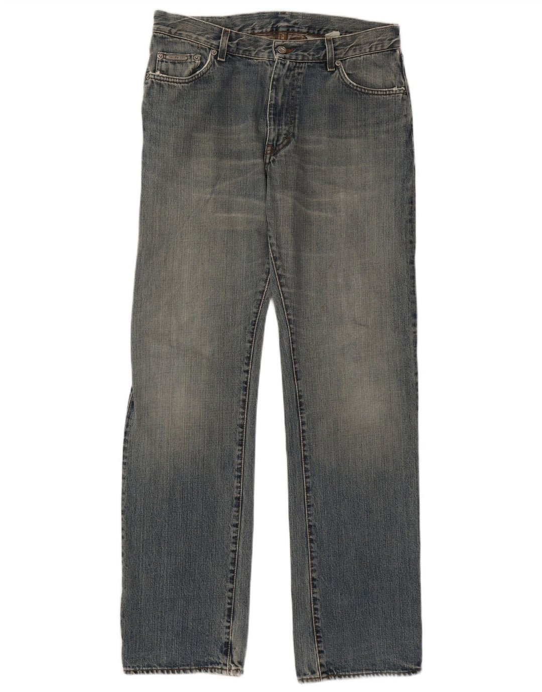 Vaqueros Rectos Calvin Klein Mujer W34 L34 Algodón Azul