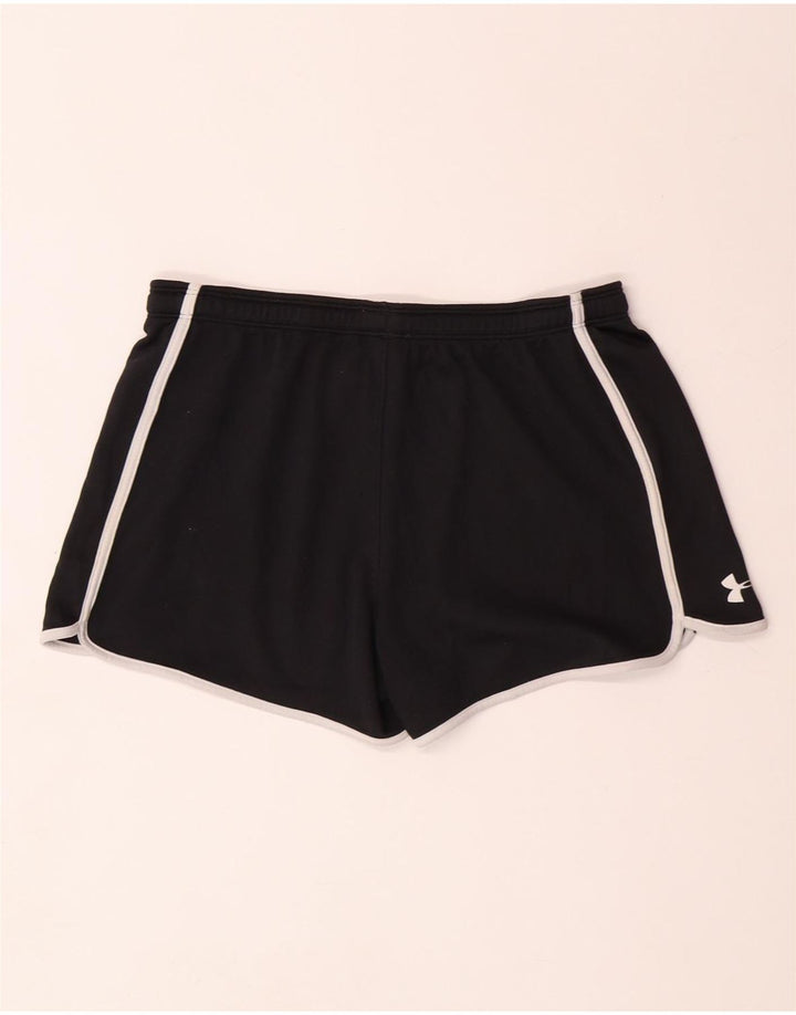 UNDER ARMOUR Pantalones cortos deportivos con gráfico Heat Gear para mujer, Reino Unido 40, mediano, negro
