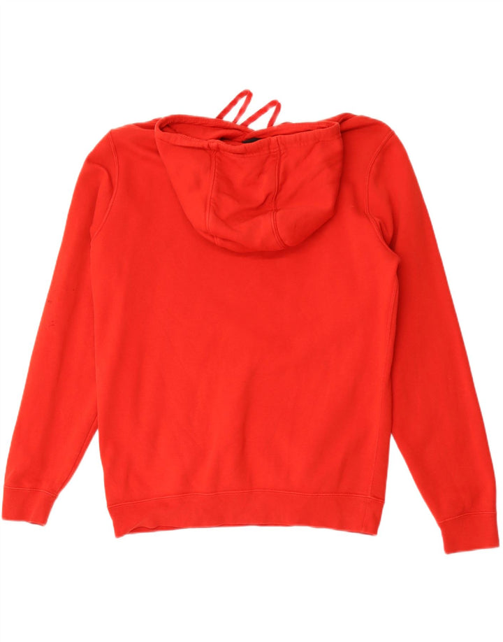 NIKE Hombre Sudadera con capucha Jumper Medium Rojo Algodón