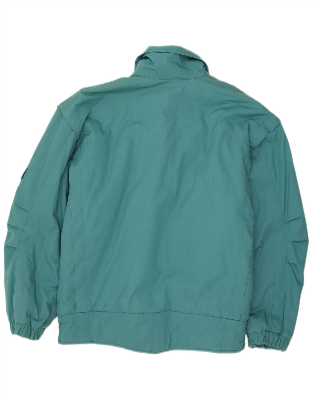 Vintage hombres doble pecho bomber chaqueta Reino Unido 38 verde medio