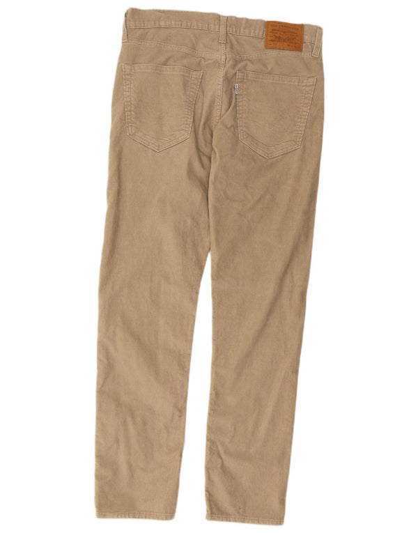 Levi's Mens 502 Tapered Pana Pantalones W32 L32 Algodón Beige