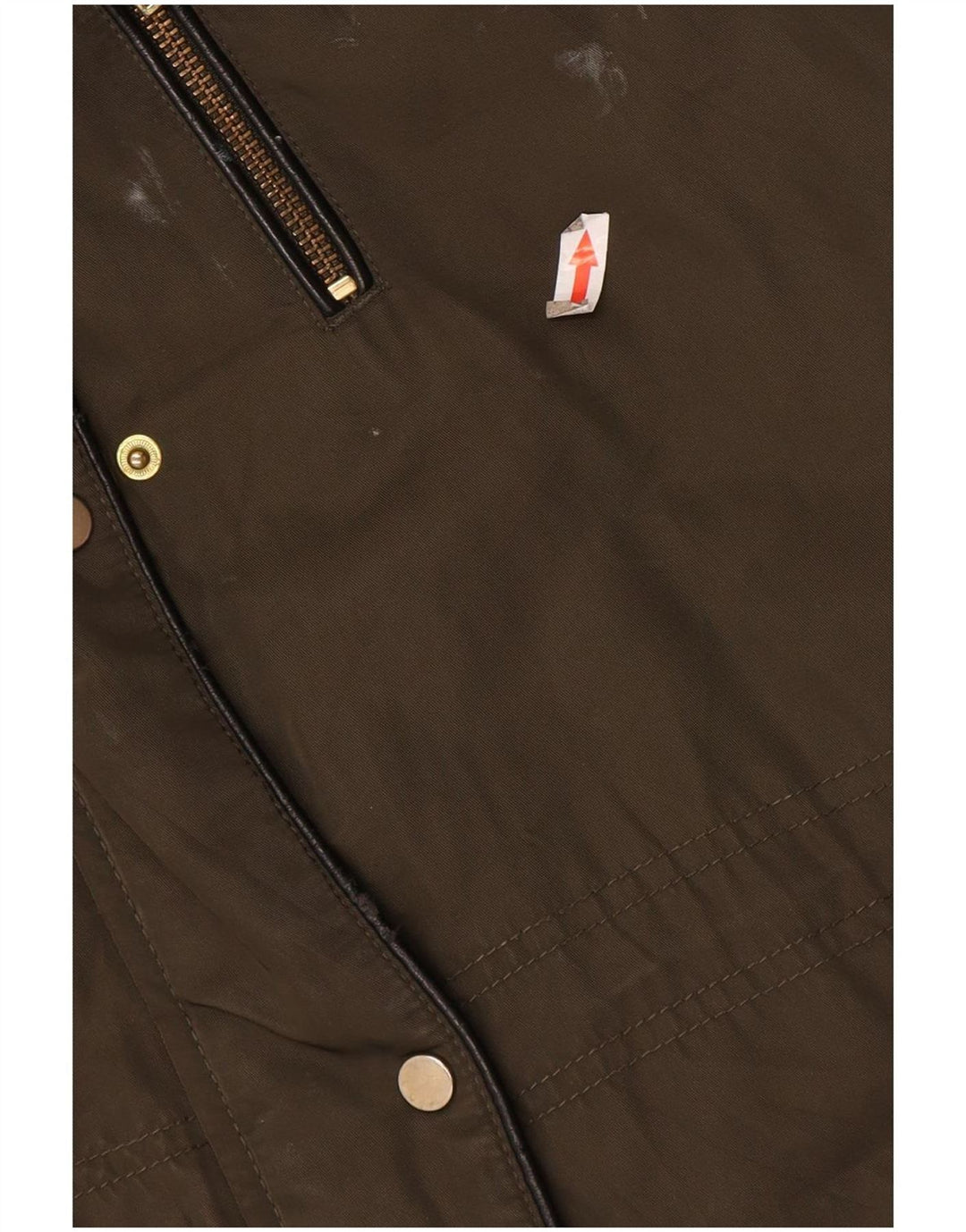 Parka con capucha Oasis para mujer UK 40 Poliéster caqui medio